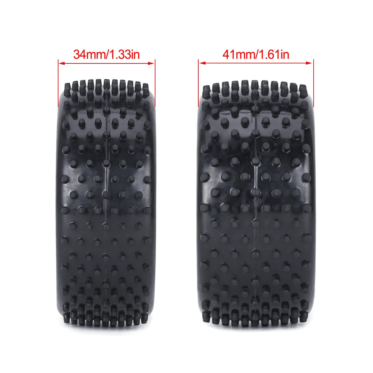 Glued Road Wheel for 1/10 Buggy Tires HSP HPI Wltoy Tamiya TT-02B DT-02
