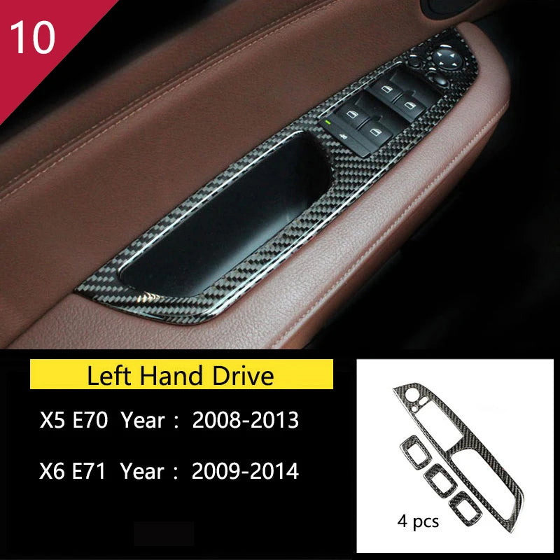 For BMW X5 X6 E70 E71 Accessories Car Interior Air Conditioning CD Console Panel Cover