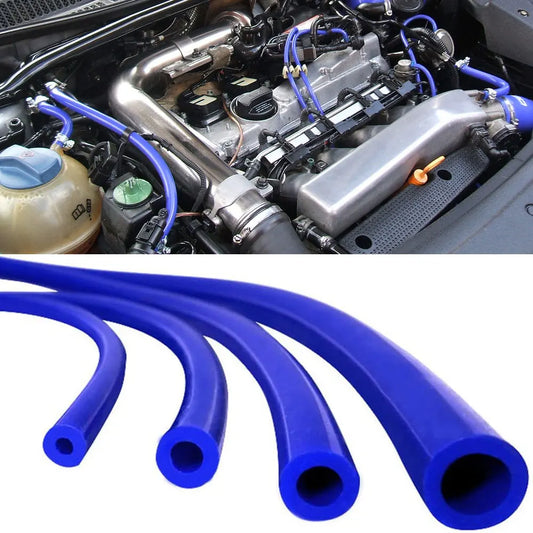 Auto Car Vacuum Silicone Hose Racing Line Pipe Tube Blue 1-50 meter Universal