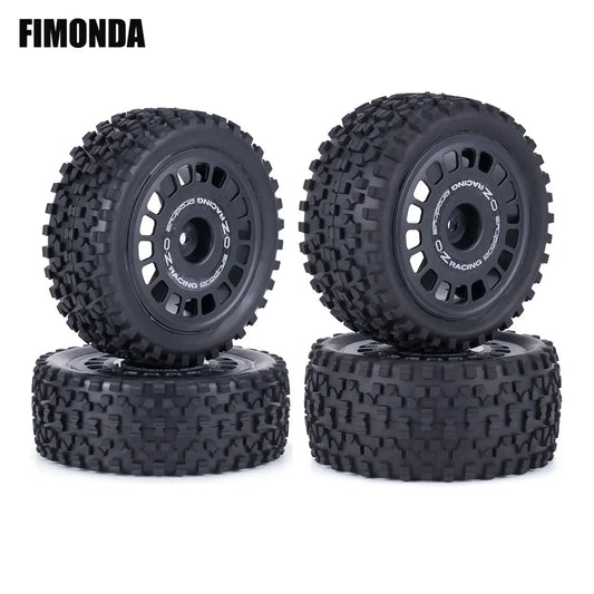 Glued Road Wheel for 1/10 Buggy Tires HSP HPI Wltoy Tamiya TT-02B DT-02