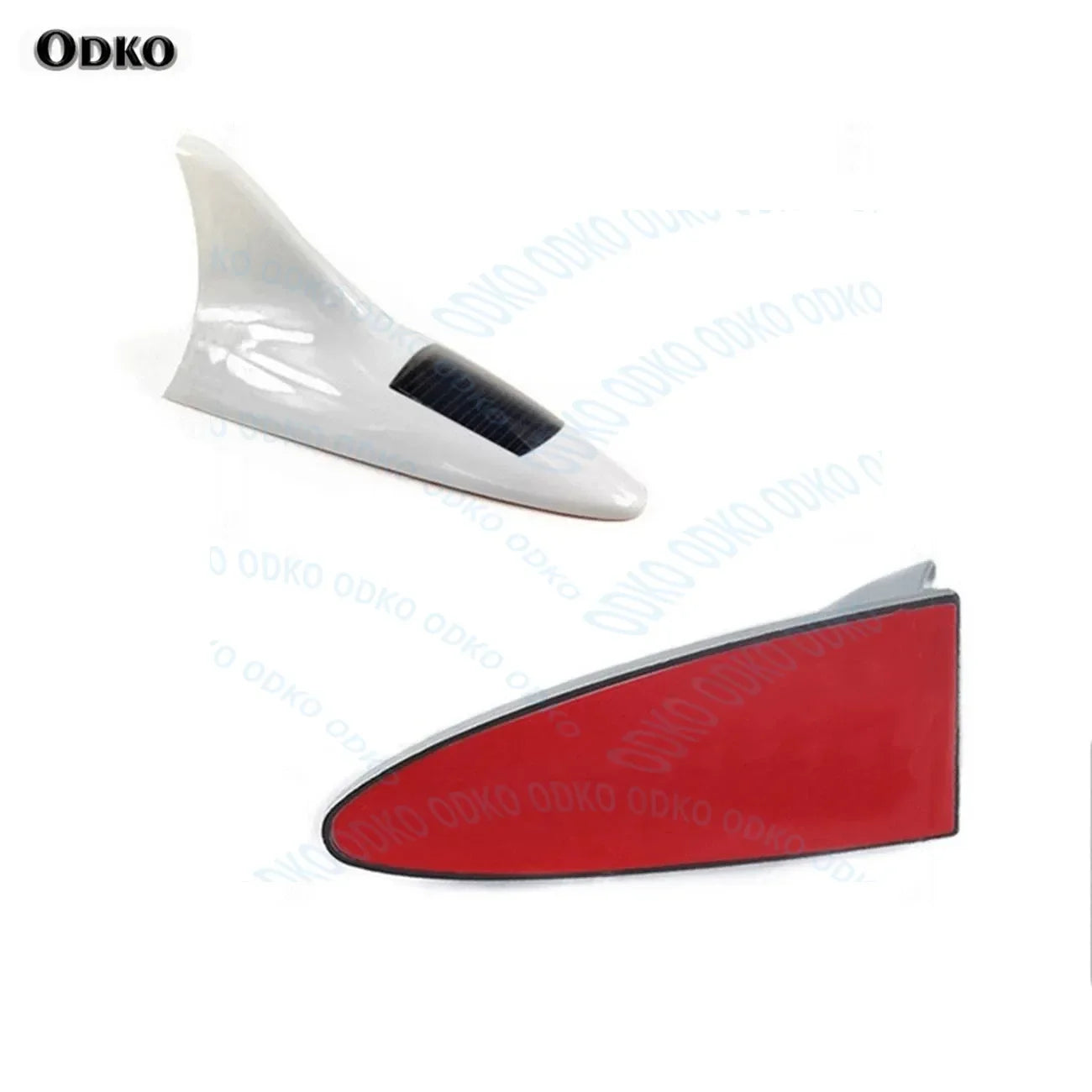 Universal Auto Car Led Warning Lamp Solar Powered Shark Fin Antenna