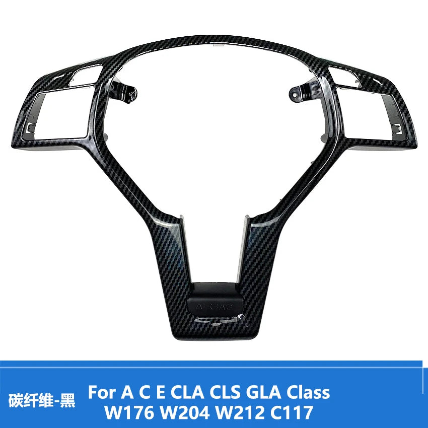 Ruili52 Car Steering Wheel Frame Trim Cover For Mercedes BENZ