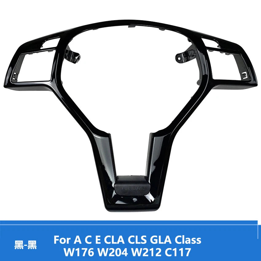 Ruili52 Car Steering Wheel Frame Trim Cover For Mercedes BENZ