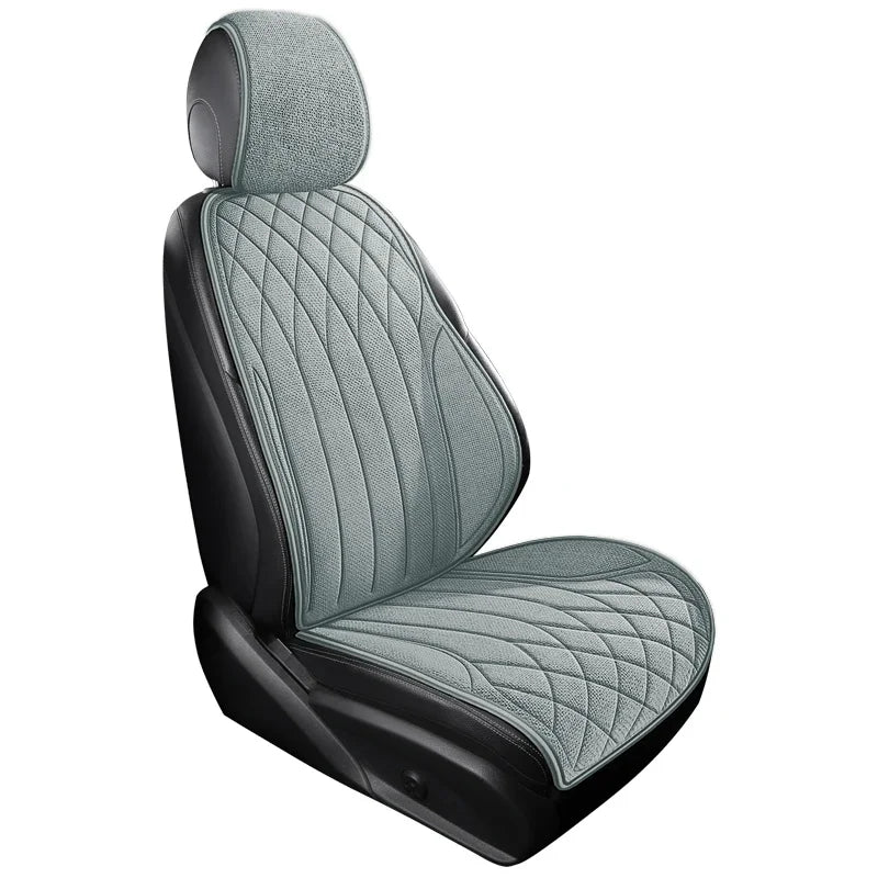 Universal Car Seat Cover Four Season Auto Flax Breathable Seat Covers