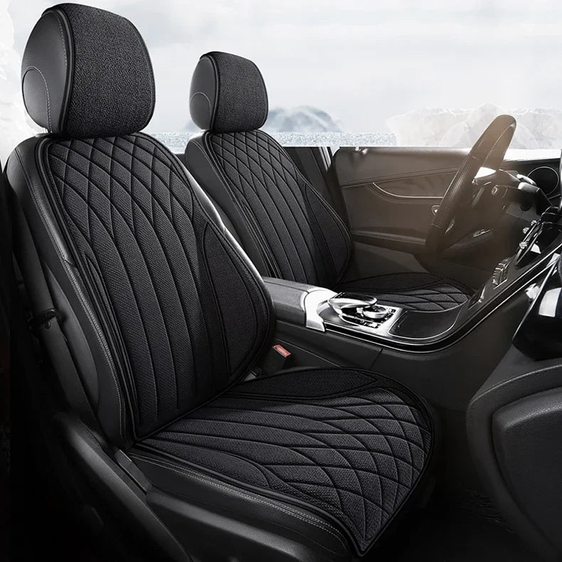 Universal Car Seat Cover Four Season Auto Flax Breathable Seat Covers