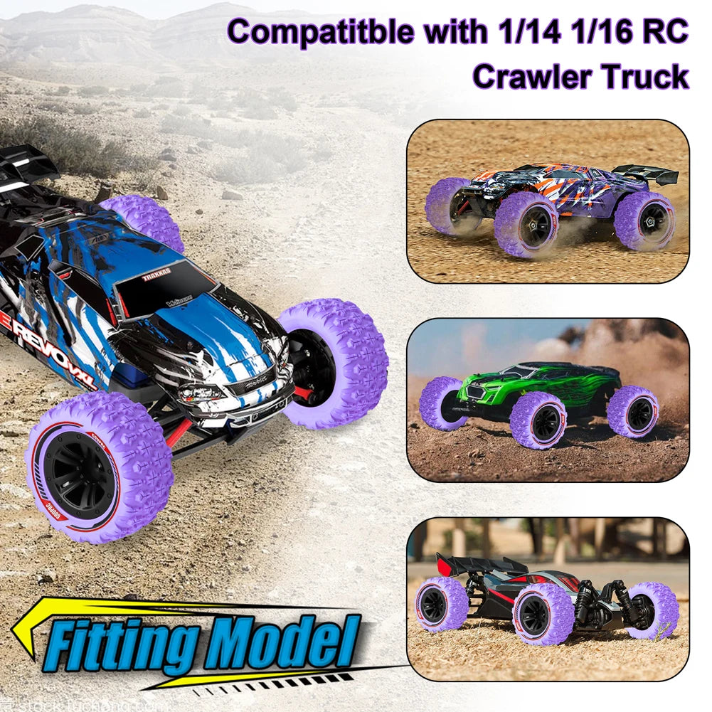 Hex RC Wheels and Tires Swamp Claw Mud Terrain Tires Accessories RC Tires