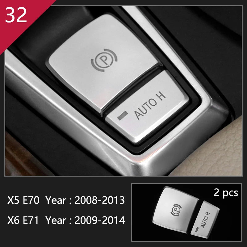 For BMW X5 X6 E70 E71 Accessories Car Interior Air Conditioning CD Console Panel Cover
