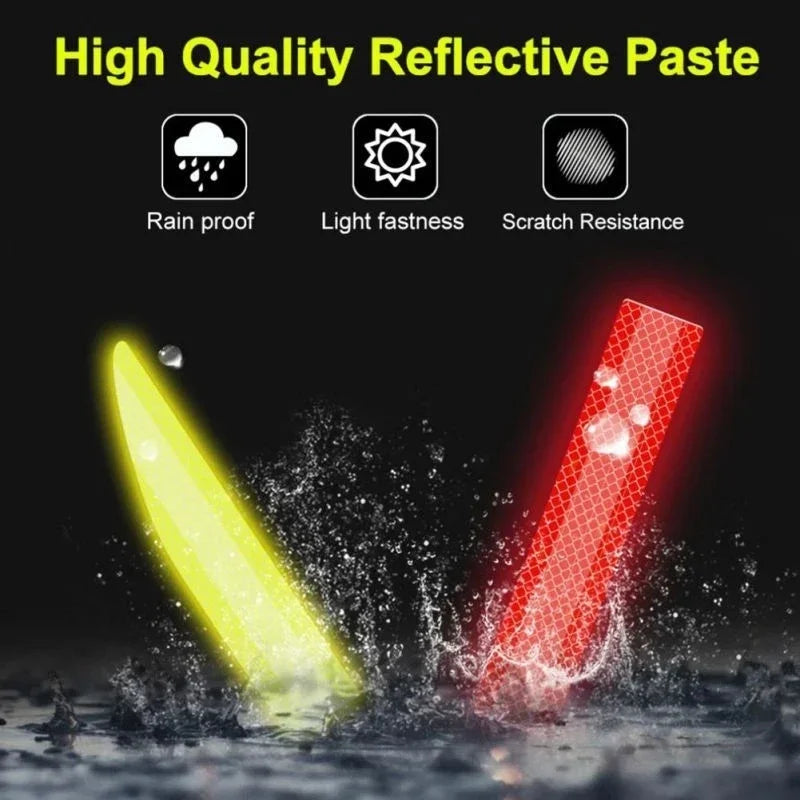Car Sticker Reflective Warning Safety Tape Anti Collision Warning Reflective Stickers