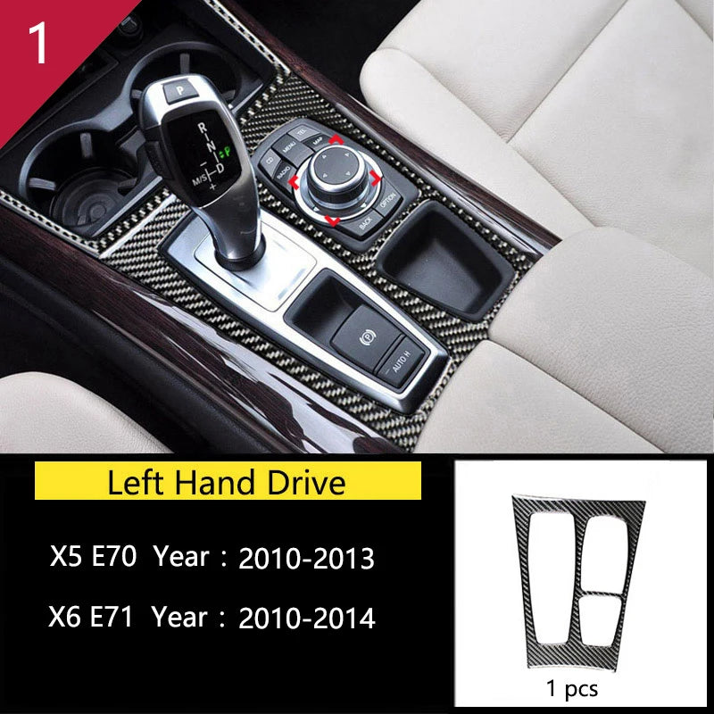 For BMW X5 X6 E70 E71 Accessories Car Interior Air Conditioning CD Console Panel Cover