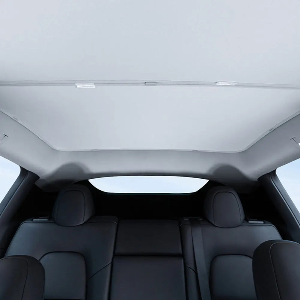 Front Rear Skylight Sunshade UV Protection Front & Rear Top Glass Window Roof Shade