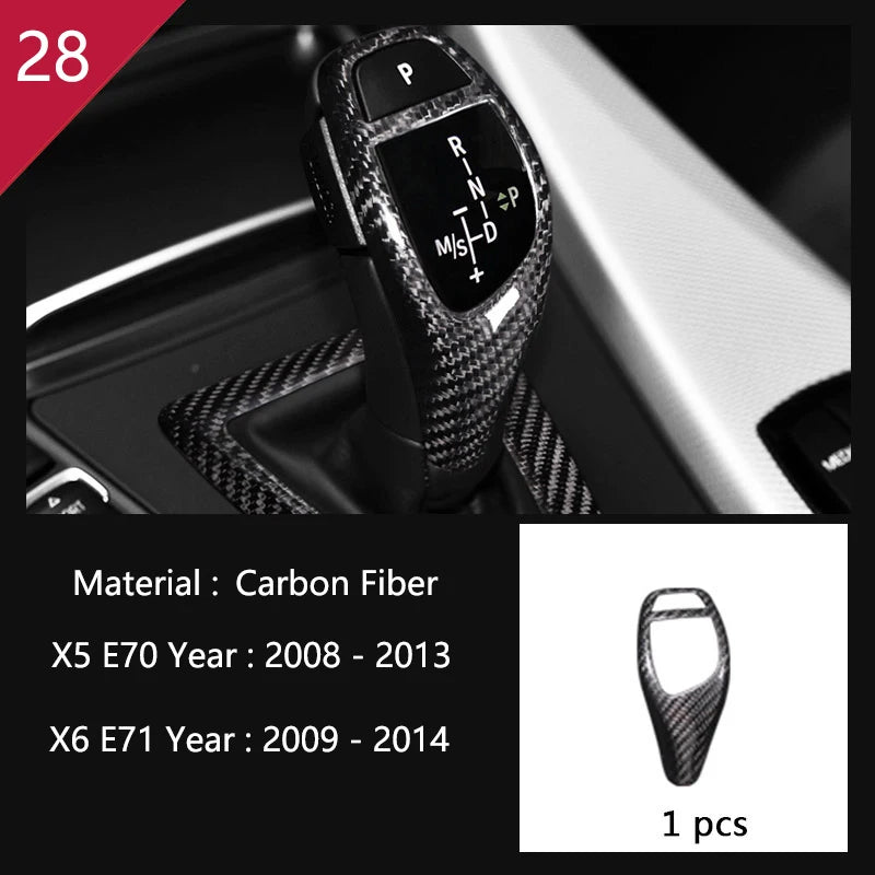 For BMW X5 X6 E70 E71 Accessories Car Interior Air Conditioning CD Console Panel Cover