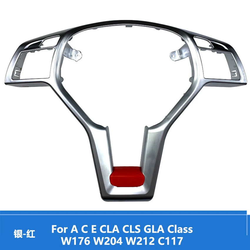 Ruili52 Car Steering Wheel Frame Trim Cover For Mercedes BENZ
