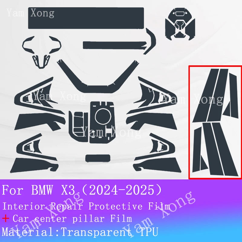 Gear Panel Screen Automotive Interior Protective Cover Film Anti-Scratch Sticker