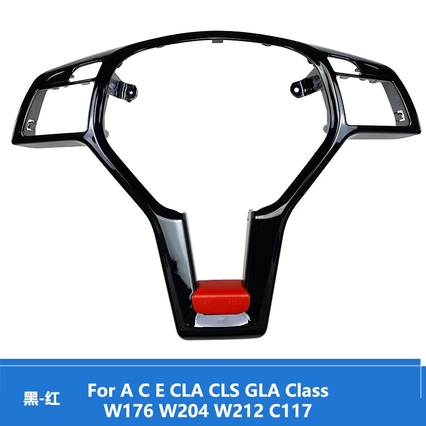Ruili52 Car Steering Wheel Frame Trim Cover For Mercedes BENZ