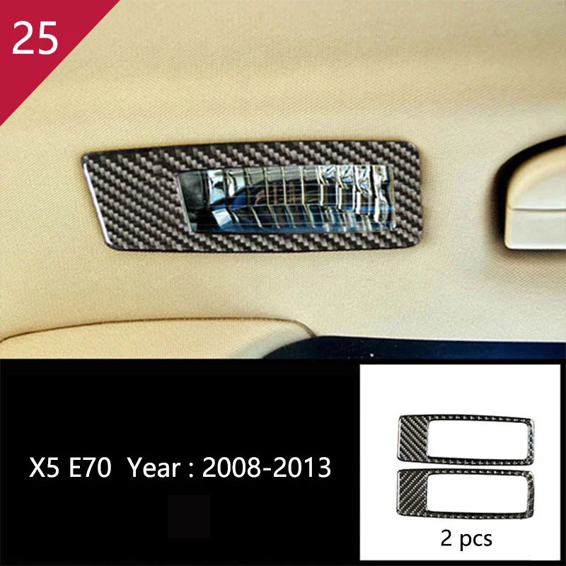 For BMW X5 X6 E70 E71 Accessories Car Interior Air Conditioning CD Console Panel Cover