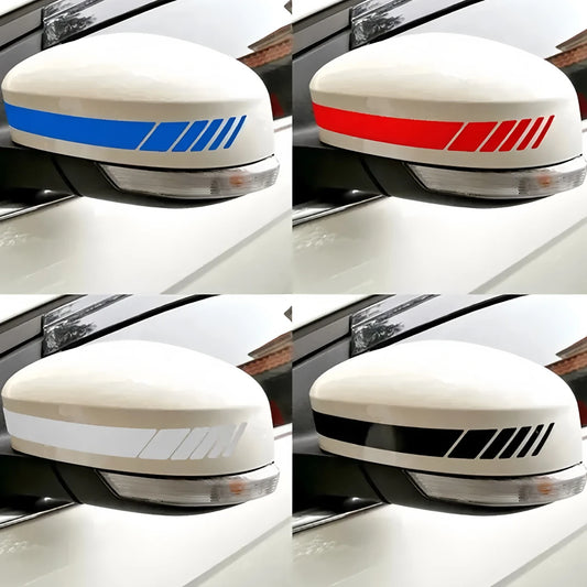 Rear view mirror sticker shape creative&funny stickers for cartoon fans