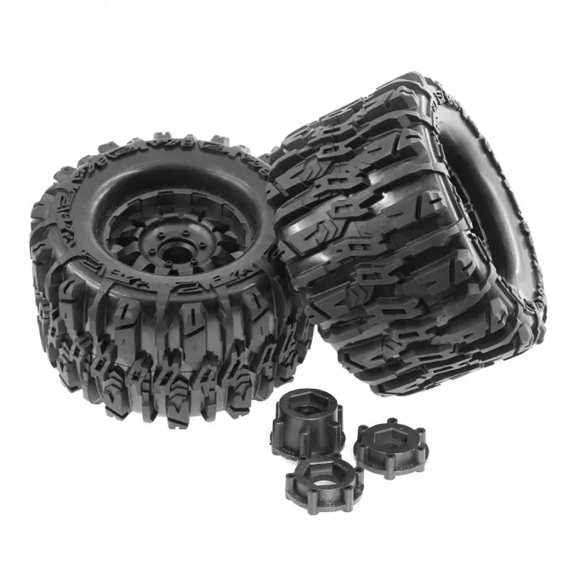Wheels Tires 170mm  Tyre Weel 17mm Hex Hub Rubber Sponge