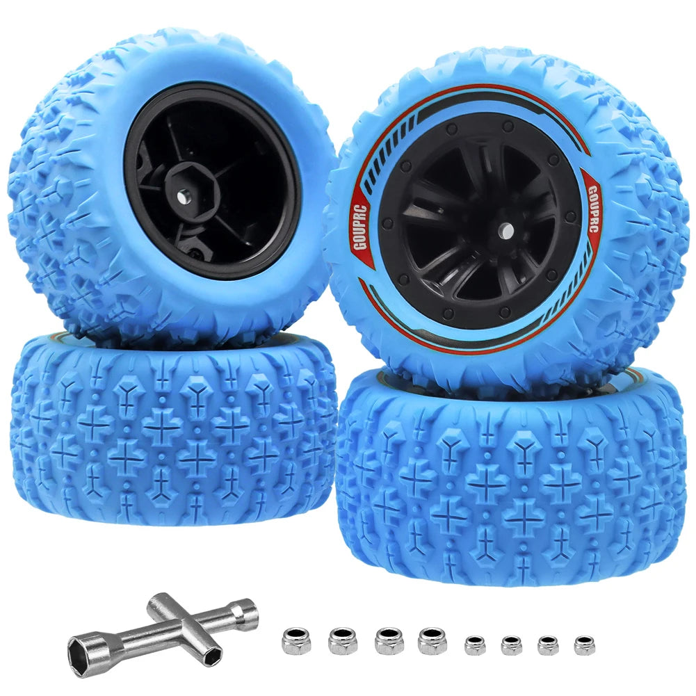 Hex RC Wheels and Tires Swamp Claw Mud Terrain Tires Accessories RC Tires