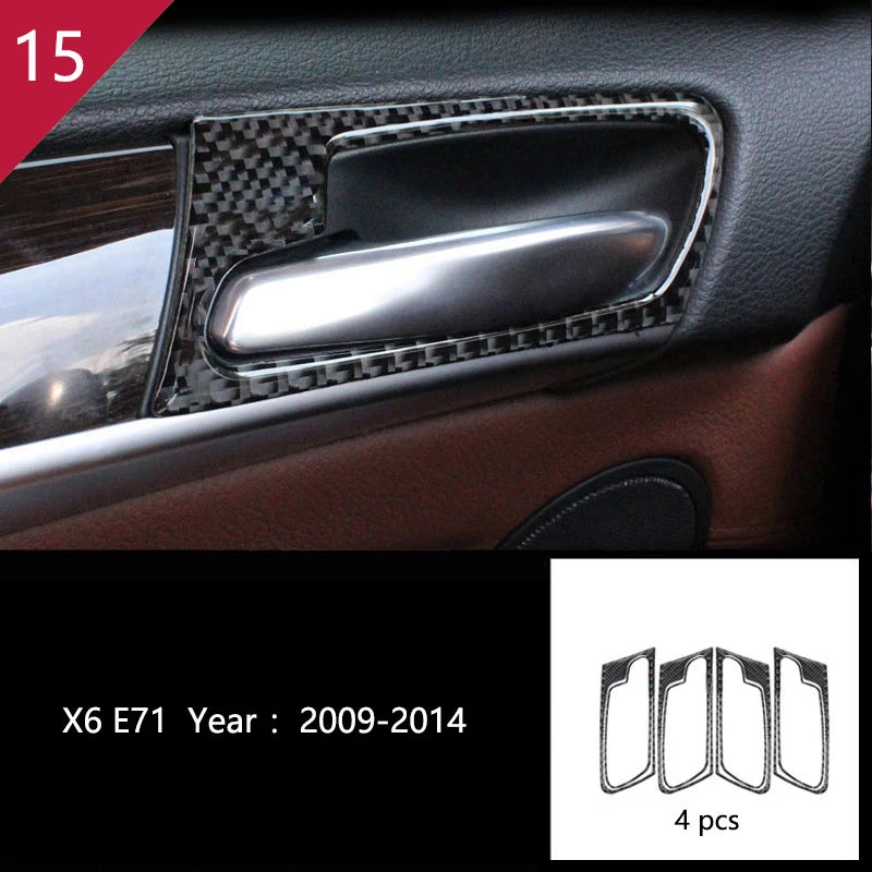 For BMW X5 X6 E70 E71 Accessories Car Interior Air Conditioning CD Console Panel Cover