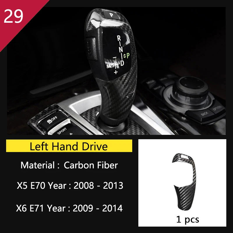 For BMW X5 X6 E70 E71 Accessories Car Interior Air Conditioning CD Console Panel Cover