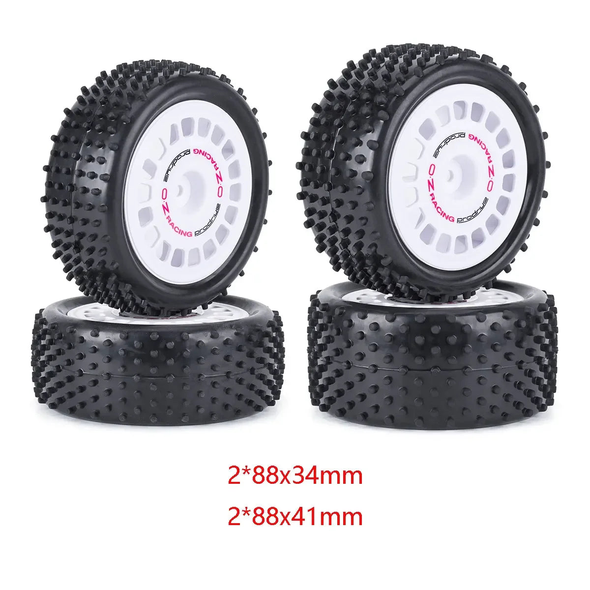 Glued Road Wheel for 1/10 Buggy Tires HSP HPI Wltoy Tamiya TT-02B DT-02