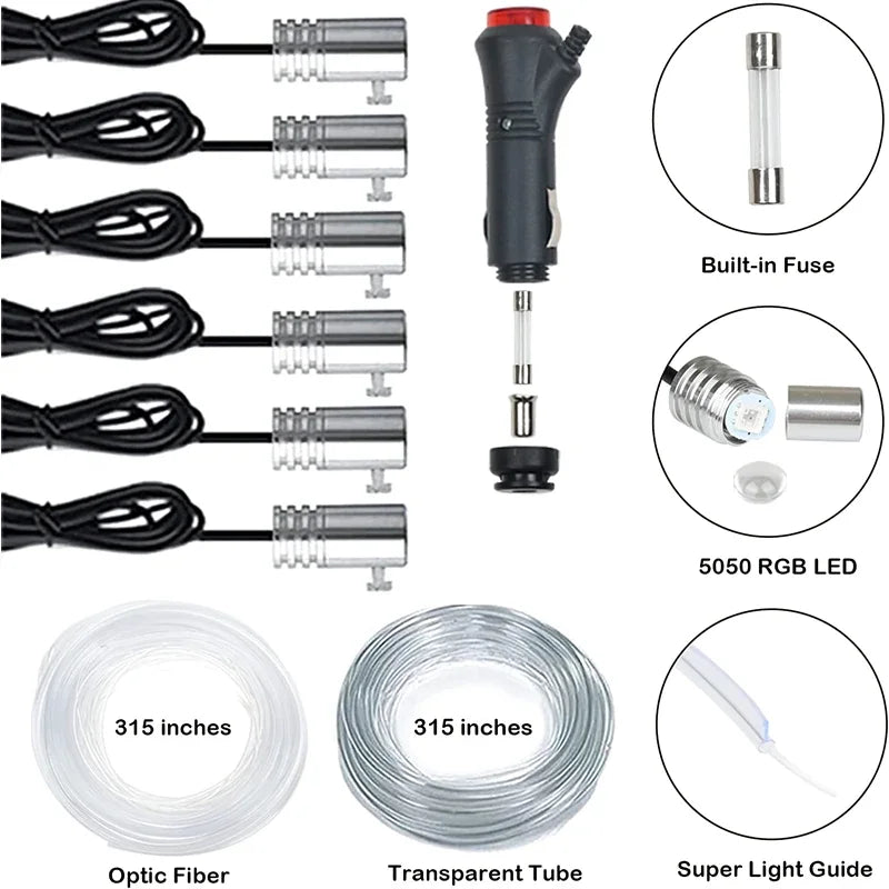 Flexible EL Wire Lights With App Control Ambient Atmosphere Strip Light Decorative