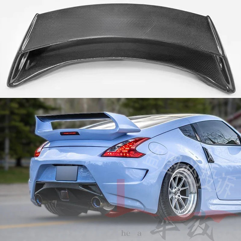 For 2009-2015 Nissan 370Z Z34 double-layer GT style car rear trunk diffuser