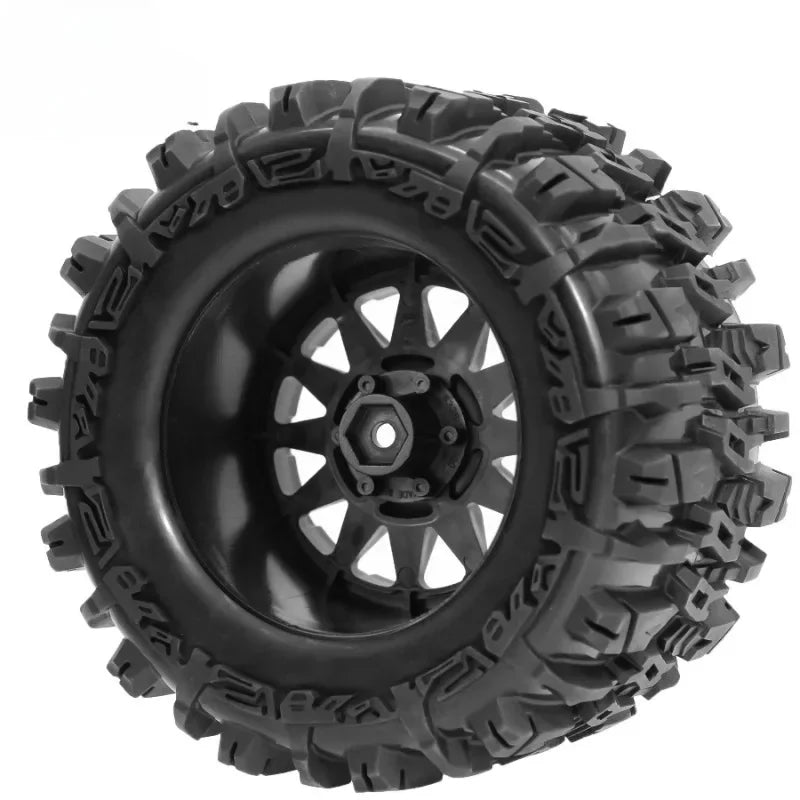 Wheels Tires 170mm  Tyre Weel 17mm Hex Hub Rubber Sponge