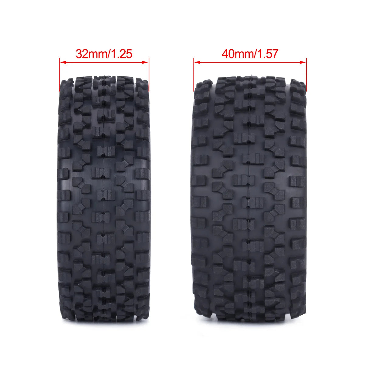 Glued Road Wheel for 1/10 Buggy Tires HSP HPI Wltoy Tamiya TT-02B DT-02