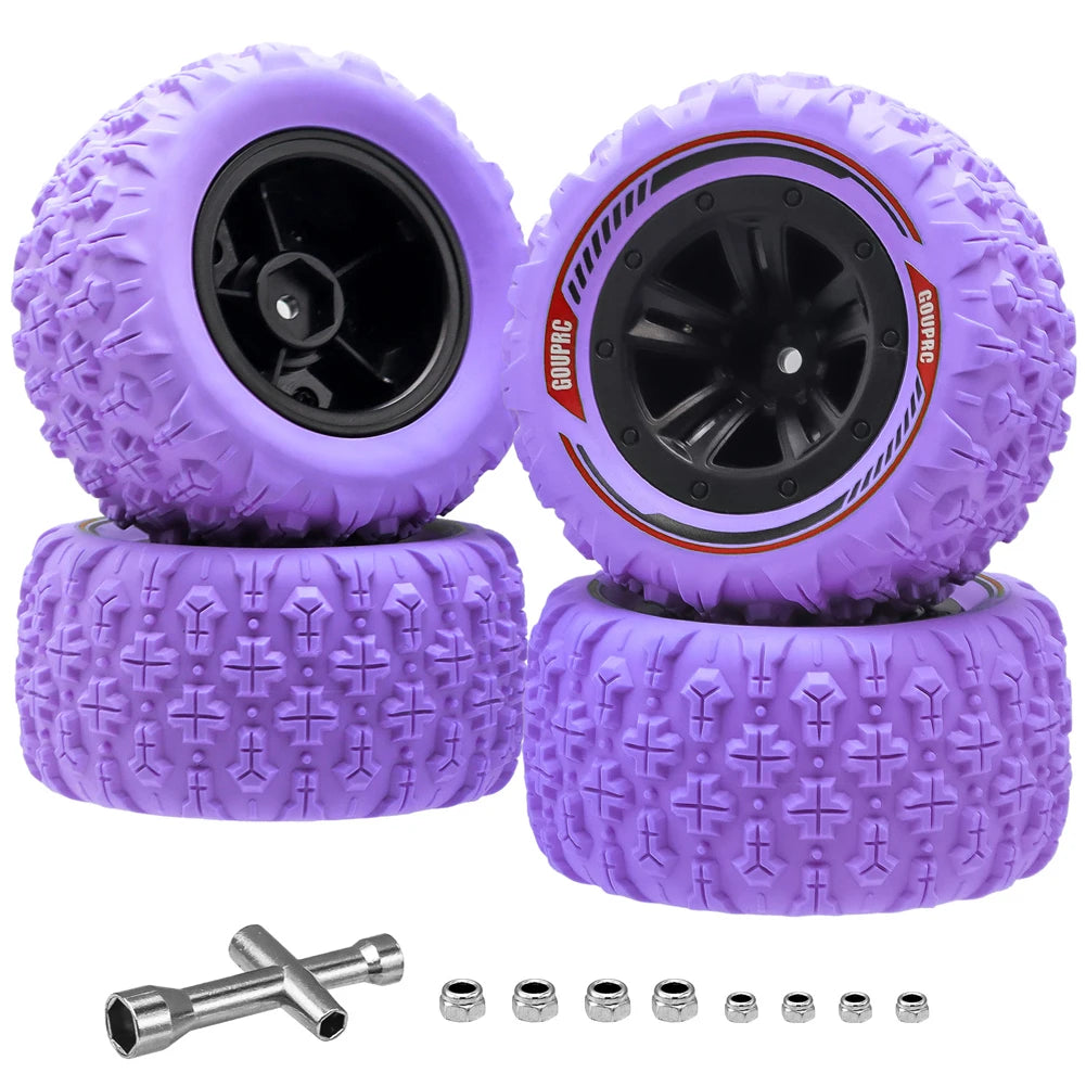 Hex RC Wheels and Tires Swamp Claw Mud Terrain Tires Accessories RC Tires