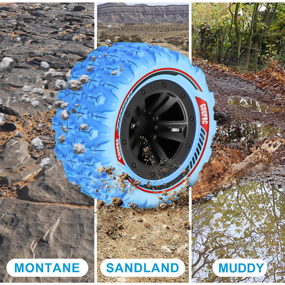 Hex RC Wheels and Tires Swamp Claw Mud Terrain Tires Accessories RC Tires