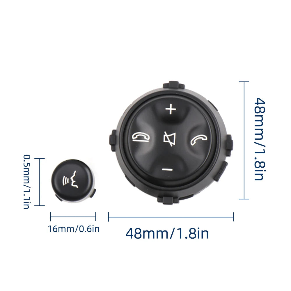 For Benz W221 W216 S CL Class Car Multi-function Steering Wheel Push Button Cover