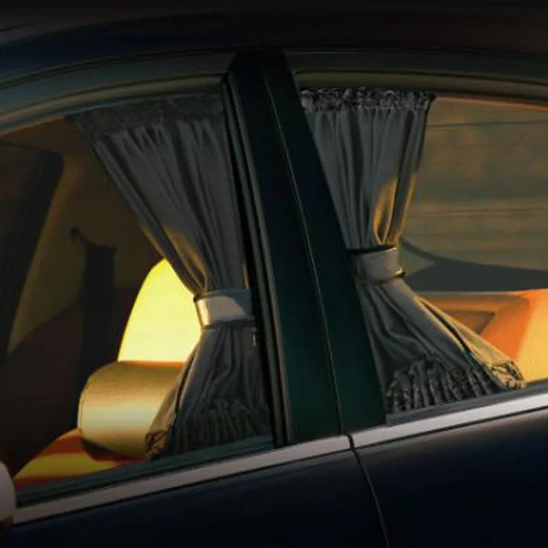 Universal Car Sun Shade Side Window Curtain Auto Foldable Uv Protection
