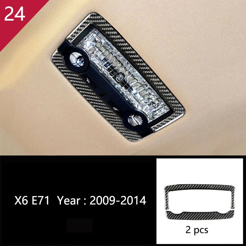 For BMW X5 X6 E70 E71 Accessories Car Interior Air Conditioning CD Console Panel Cover