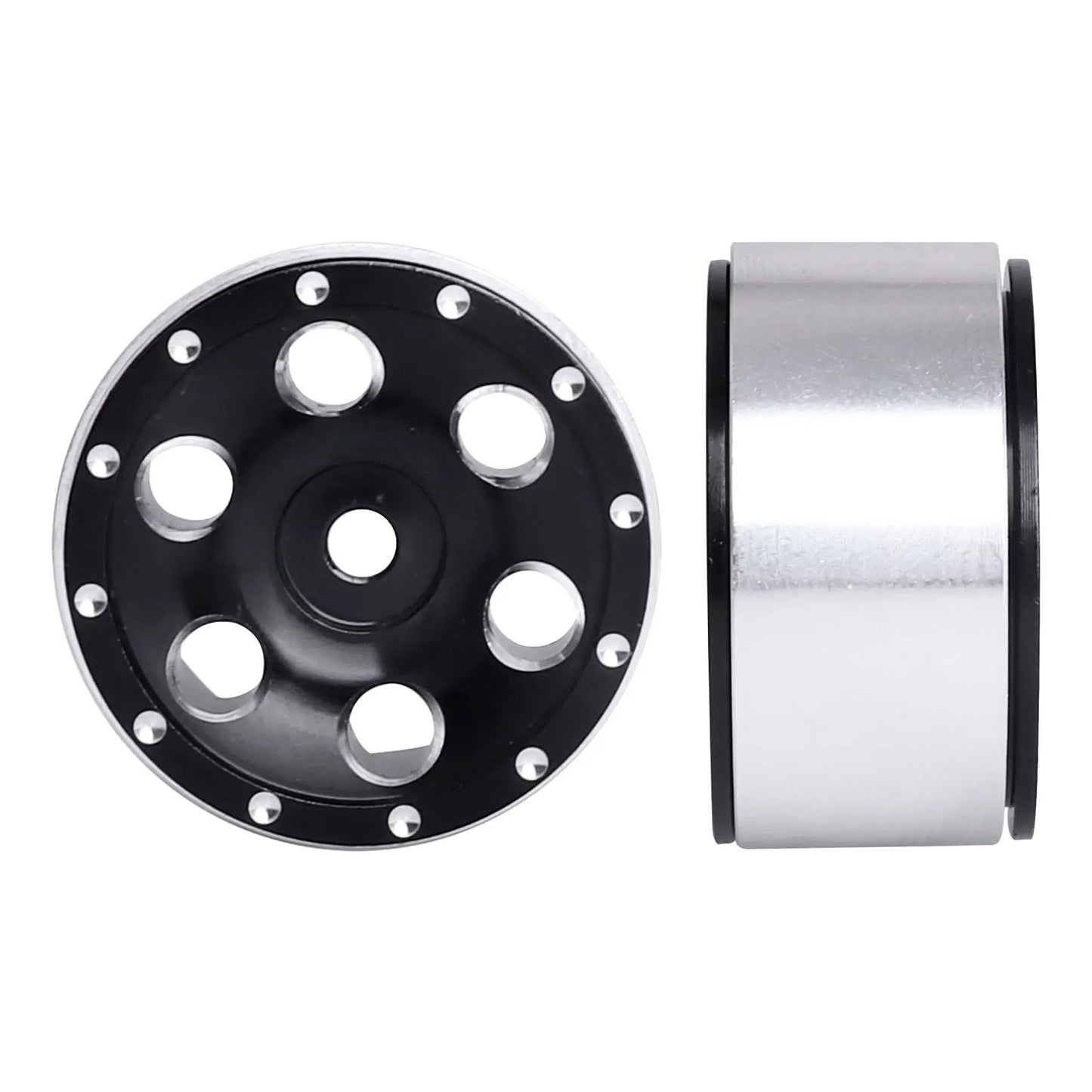 HobbyPark 1.0 Beadlock Wheels 1" Micro Wheel Rims for All 1/24 Scale Axial SCX24