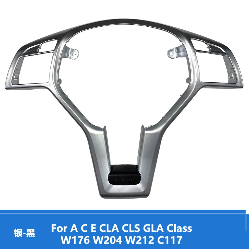 Ruili52 Car Steering Wheel Frame Trim Cover For Mercedes BENZ